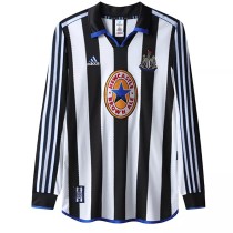 1999-2000 Newcastle Home Long Sleeve Retro Soccer Jersey