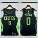 24-25 CELTICS TATUM #0 Black City Edition Top Quality Hot Pressing NBA Jersey