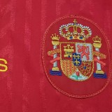 1994 Spain Home Red Retro Soccer Jersey