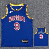 Warriors IGUODALA #9 Blue 75th Anniversary Retro NBA Jersey