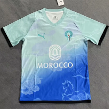 25-26 Morocco Blue Special Edition Fans Soccer Jersey