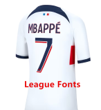 23-24 PSG Away 1:1 Fans Soccer Jersey