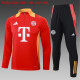 24-25 Bayern High Quality Kids Half Pull Tracksuit