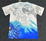 25-26 Brazil Grey Blue Special Edition Fans Soccer Jersey