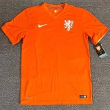 2014  NetherIands Home Retro Soccer Jersey