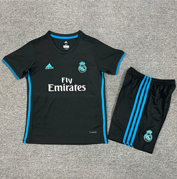 2017-2018 RMA Away Retro Kids Soccer Jersey