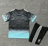 25-26 LIV Black Blue Special Edition Kids Soccer Jersey