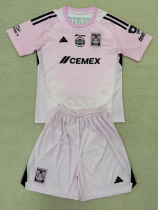 25-26 Tigres UANL Pink GoalKeeper Kids Soccer Jersey 25-26 Tigres UANL Pink GoalKeeper Kids Soccer Jersey