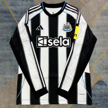 25-26 Newcastle Home Long Sleeve Soccer Jersey (长袖)