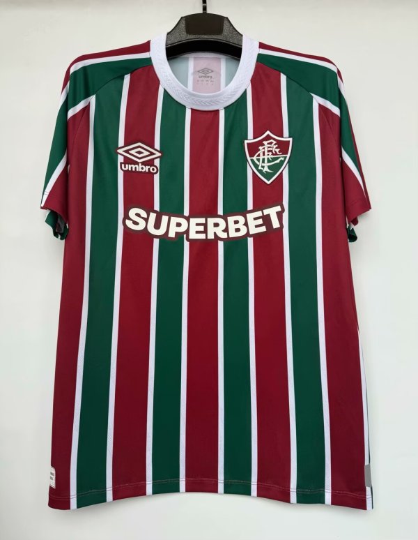 25-26 Fluminense Home Fans Soccer Jersey