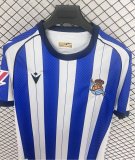 25-26 Real Sociedad Home Fans Soccer Jersey