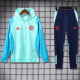 25-26 Flamengo Light blue Hoodie Tracksuit (卫衣套装)