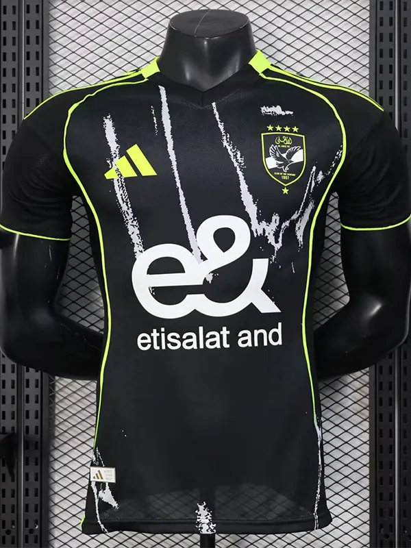 25-26 AL AHLY SC Away Player Version Soccer Jersey 1:1 Thai Quality