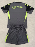 25-26 Club America Black GoalKeeper Kids Soccer Jersey 1:1 Thai Quality
