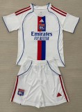 25-26 Lyon Home Kids Soccer Jersey 1:1 Thai Quality