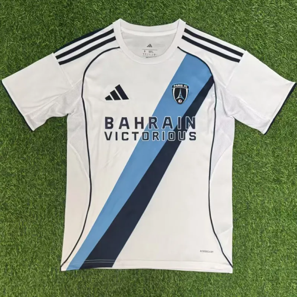 25-26 Paris FC Away Fans Soccer Jersey 1:1 Thai Quality