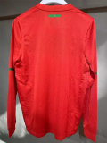 2010 Portugal Home Player Version Long Sleeve Retro Soccer Jersey 1:1 Thai Quality*长袖球员