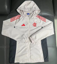 25-26 Flamengo Light gray Windbreaker
