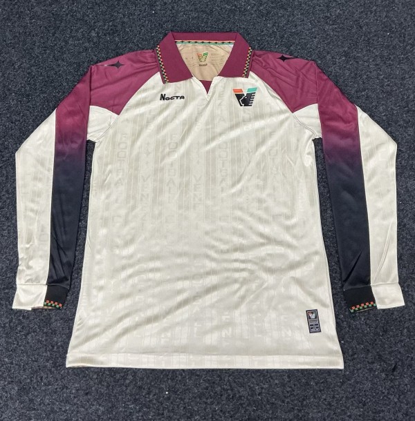 25-26 Venezia FC Away Long sleeves Fans Soccer Jersey 1:1 Thai Quality