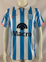 2007-2008 Racing Club Home Retro Soccer Jersey