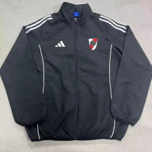 25-26 River Plate Black Windbreaker