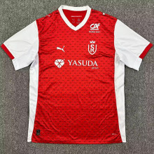 25-26 Stade Reims Home Fans Soccer Jersey