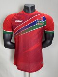 25-26 Gambia Red Special Edition Player Version Soccer Jersey