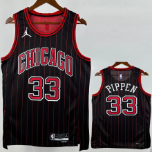 25-26 BULLS LAVINE #8 Black Top Quality Hot Pressing NBA Jersey (Trapeze Edition) 飞人版