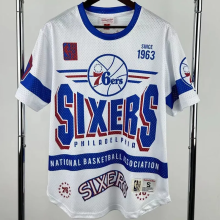 2026 76ERS White Retro High Quality Casual T-Shirt #MN