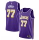 Lakers DONCIC #77 Purple Top Quality Hot Pressing NBA Jersey