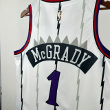 25-26 Raptors McGRADY #1 White Retro Top Quality Hot Pressing NBA Jersey