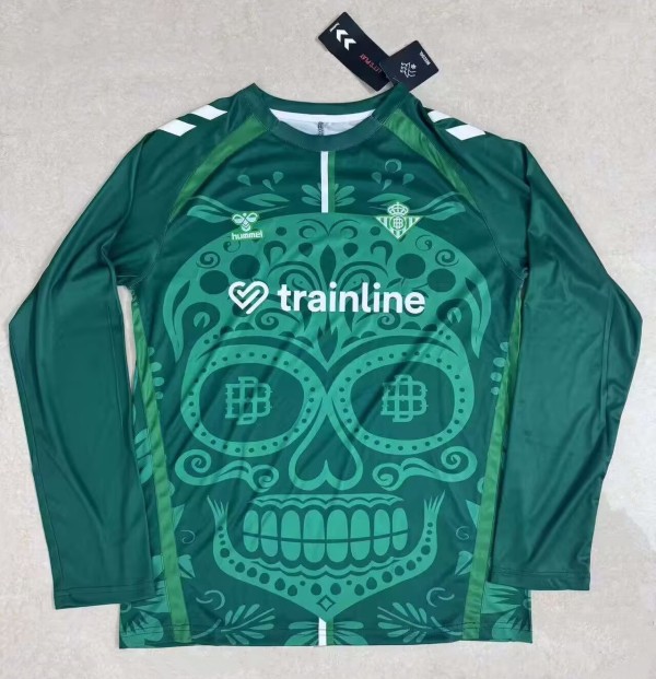 25-26 Real Betis Day of the Dead Special Edition Long Sleeve Fans Soccer Jersey