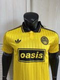 2025 AD Oasis Joint Edition #25 Yellow Player Version Polo Short Sleeve