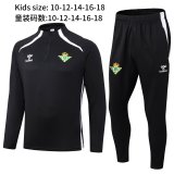 25-26 Real Betis High Quality Kids Half Pull Tracksuit