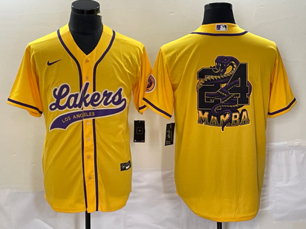 2025 MLB Los Angeles Lakers New Pattern Jersey
