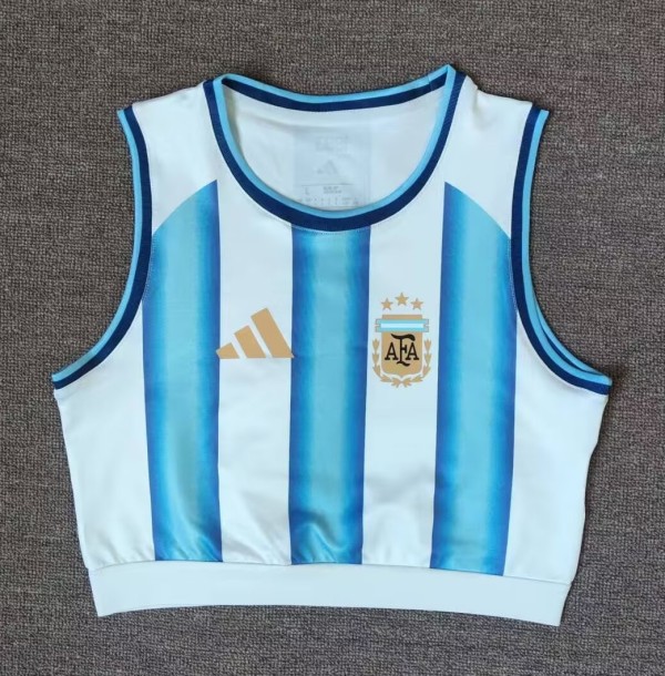 2026 World Cup Argentina Home Women Yoga Vest (女)