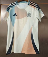 25-26 Spain Away Women Fans Soccer Jersey (女)