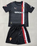 25-26 Gijon Away Kids Soccer Jersey