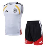 2026 Germany White High Quality Player Version Tank Top And Shorts Suit (球员套装)