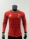 2026 World Cup Belgium Home Long sleeves Player Version Soccer Jersey