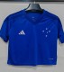 2026 Cruzeiro Home Women Cheerleading Short-sleeved (女)
