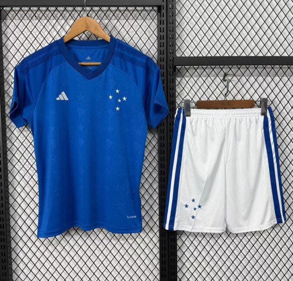 2026 Cruzeiro Home Kids Soccer Jersey