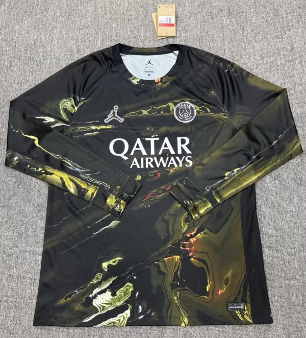 25-26 PSG Special Edition Long Sleeve Fans Soccer Jersey (长袖)