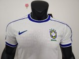 1998 Brazil White Player Version Retro Soccer Jersey