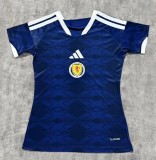 2026 World Cup Scotland Home Women Fans Soccer Jersey (女)