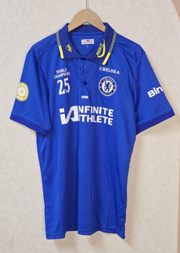 25-26 CHE Blue Polo Short Sleeve