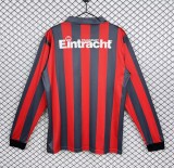 1991-1992 Frankfurt Home Long Sleeve Retro Soccer Jersey