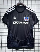 25-26 Colo-Colo Black Goalkeeper Fans Soccer Jersey