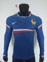 26-27 France Blue Special Edition Long Sleeves Player Version Soccer Jersey