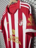 26-27 Granada Red Retro Version Fans Soccer Jersey